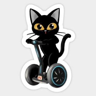 Standing motorcycle Sticker